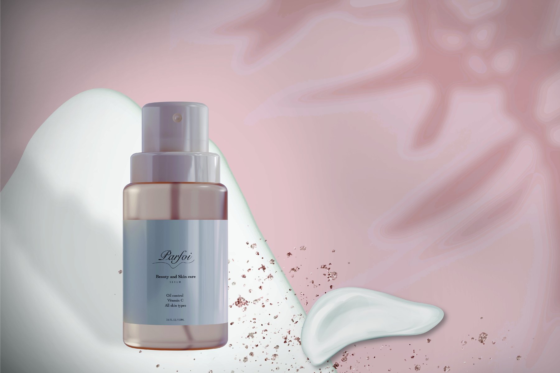 Parfoi beauty — product campaign visual