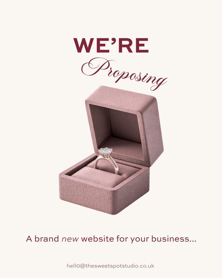 We're proposing a brand new website post on Instagram