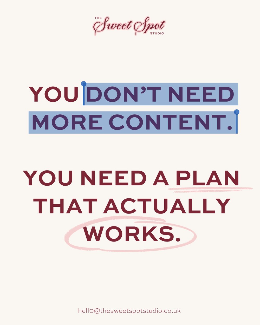 You don't need more content, you need a plan that works on Instagram