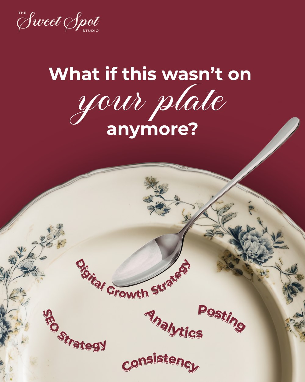What if this wasn't on your plate anymore on Instagram