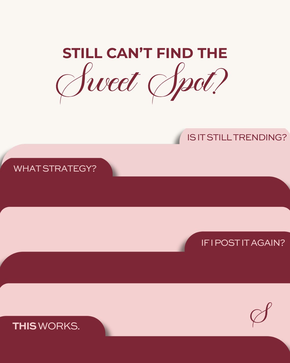Still can't find the sweet spot on Instagram