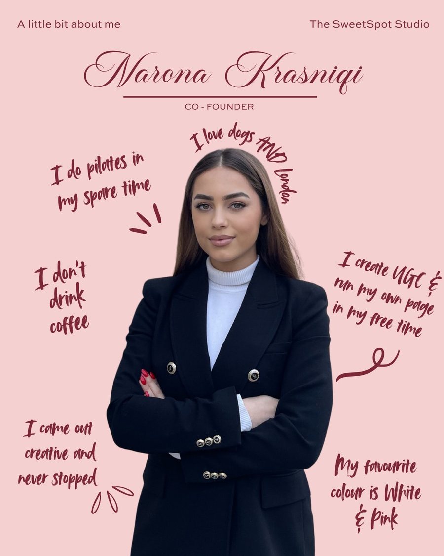 Narona Krasniqi, Co-Founder